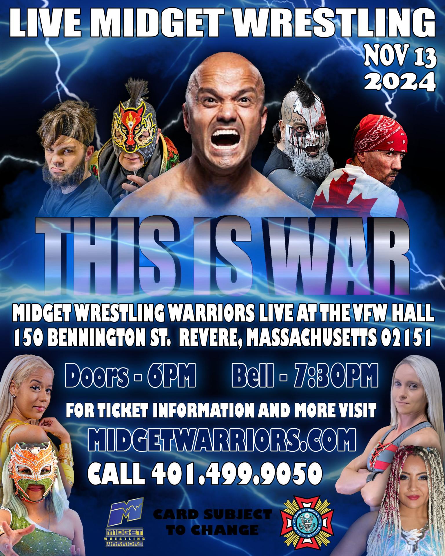 Midget Wrestling Warriors Presents