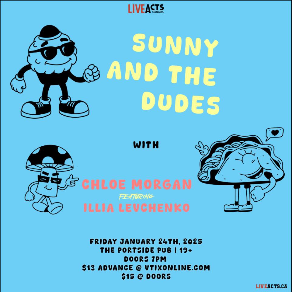 Sunny and the Dudes w/ Chloe Morgan featuring Illia Levchenko