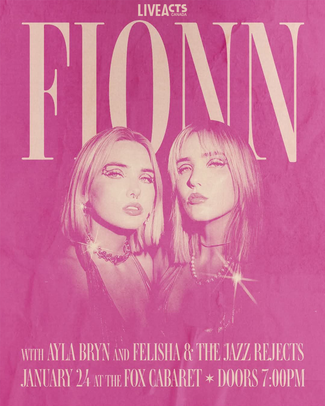 Fionn w/ Ayla Bryn, Felisha and the Jazz Rejects