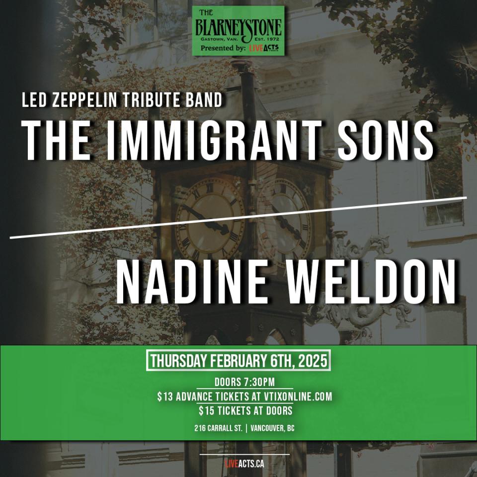 The Immigrant Sons w/ Nadine Weldon