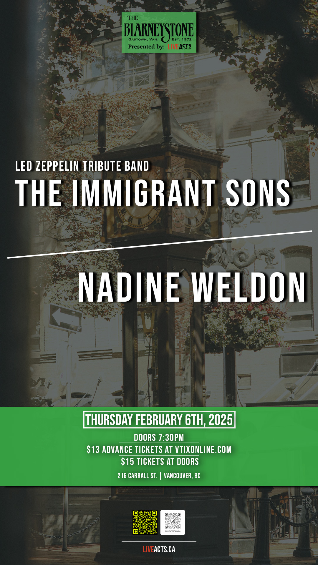 The Immigrant Sons w/ Nadine Weldon