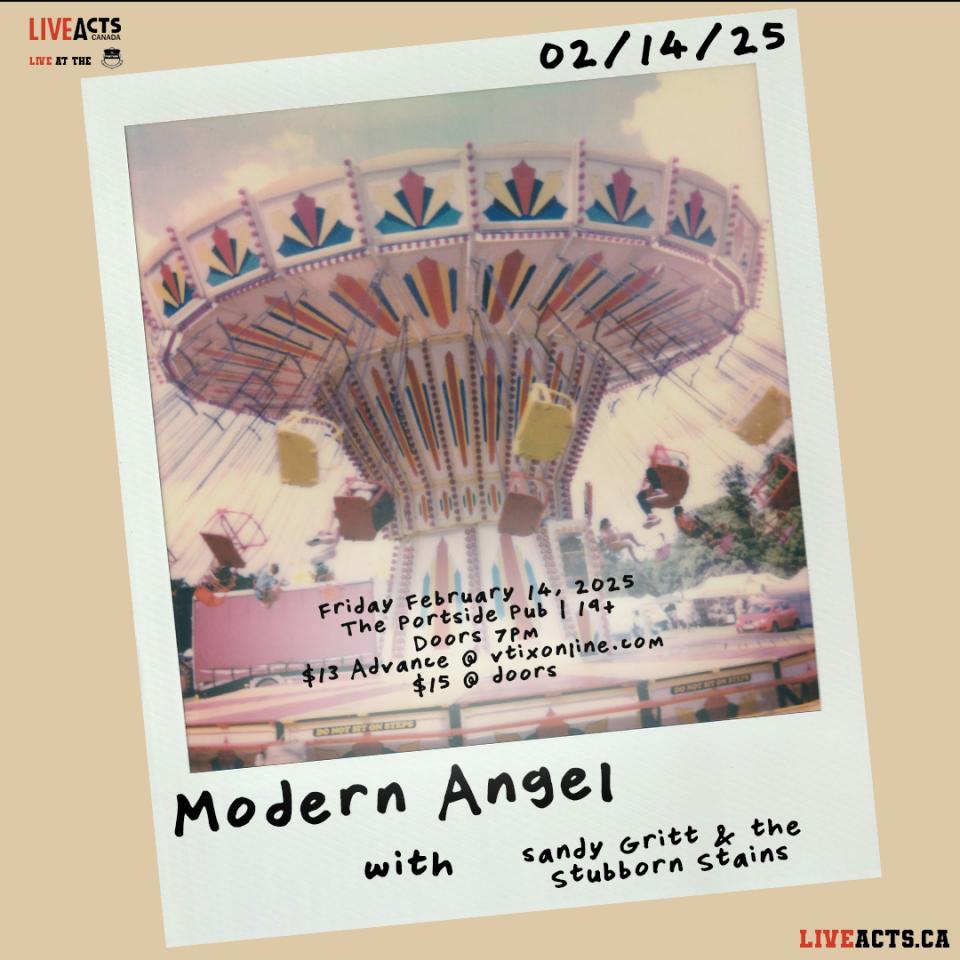 Modern Angel w/ Sandy Gritt & the Stubborn Stains