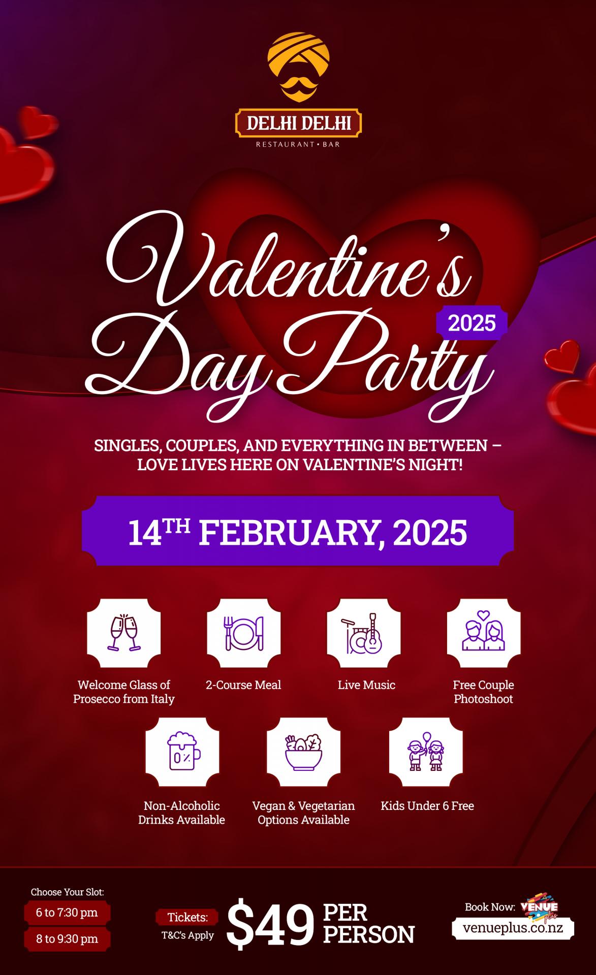 Valentine’s Day Party 2025 Singles, Couples, and Everything in Between