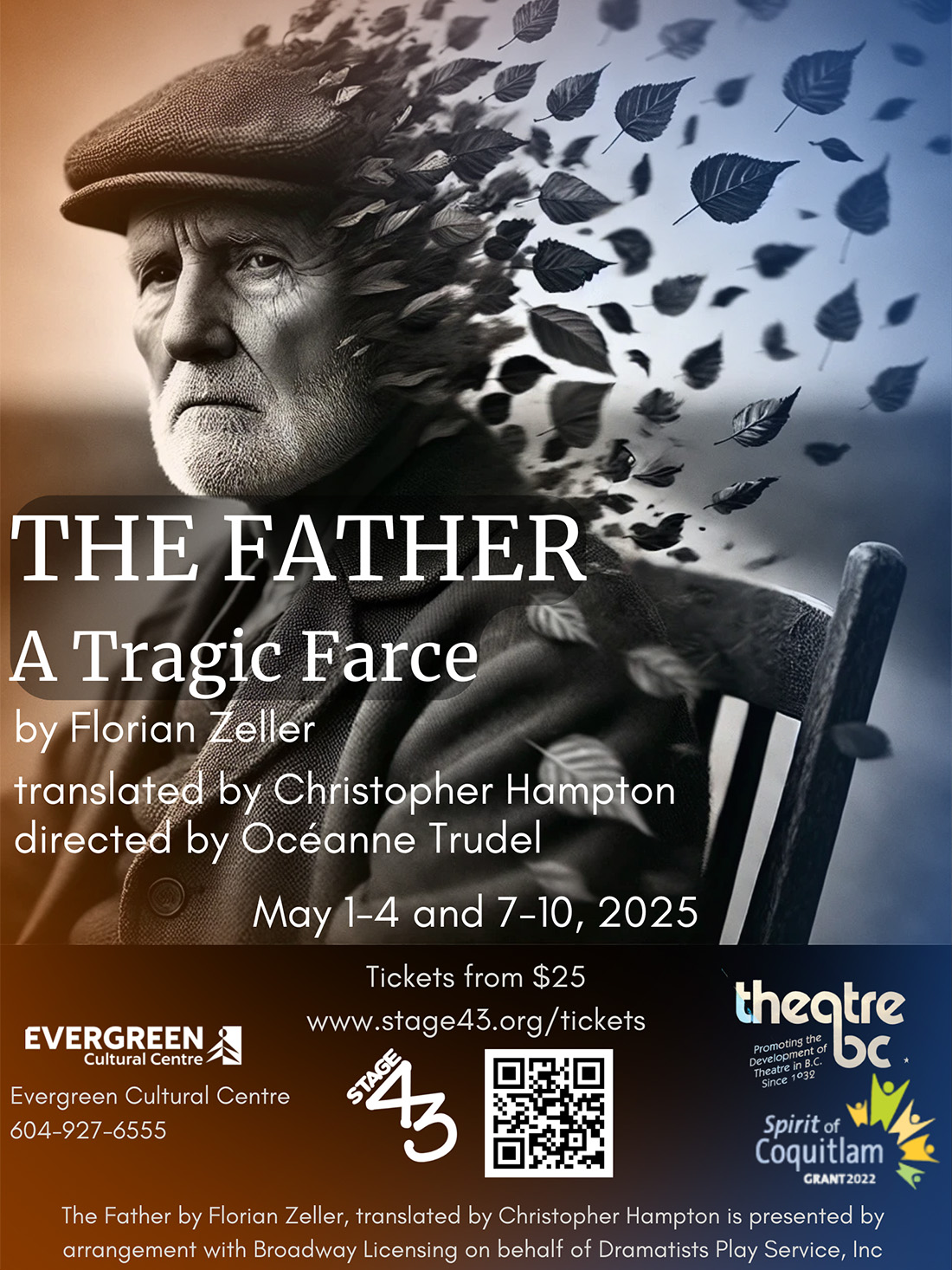 Fraser Valley Zone Festival May 19-24 2025 - Stage 43 Presents The Father A Tragic Farce