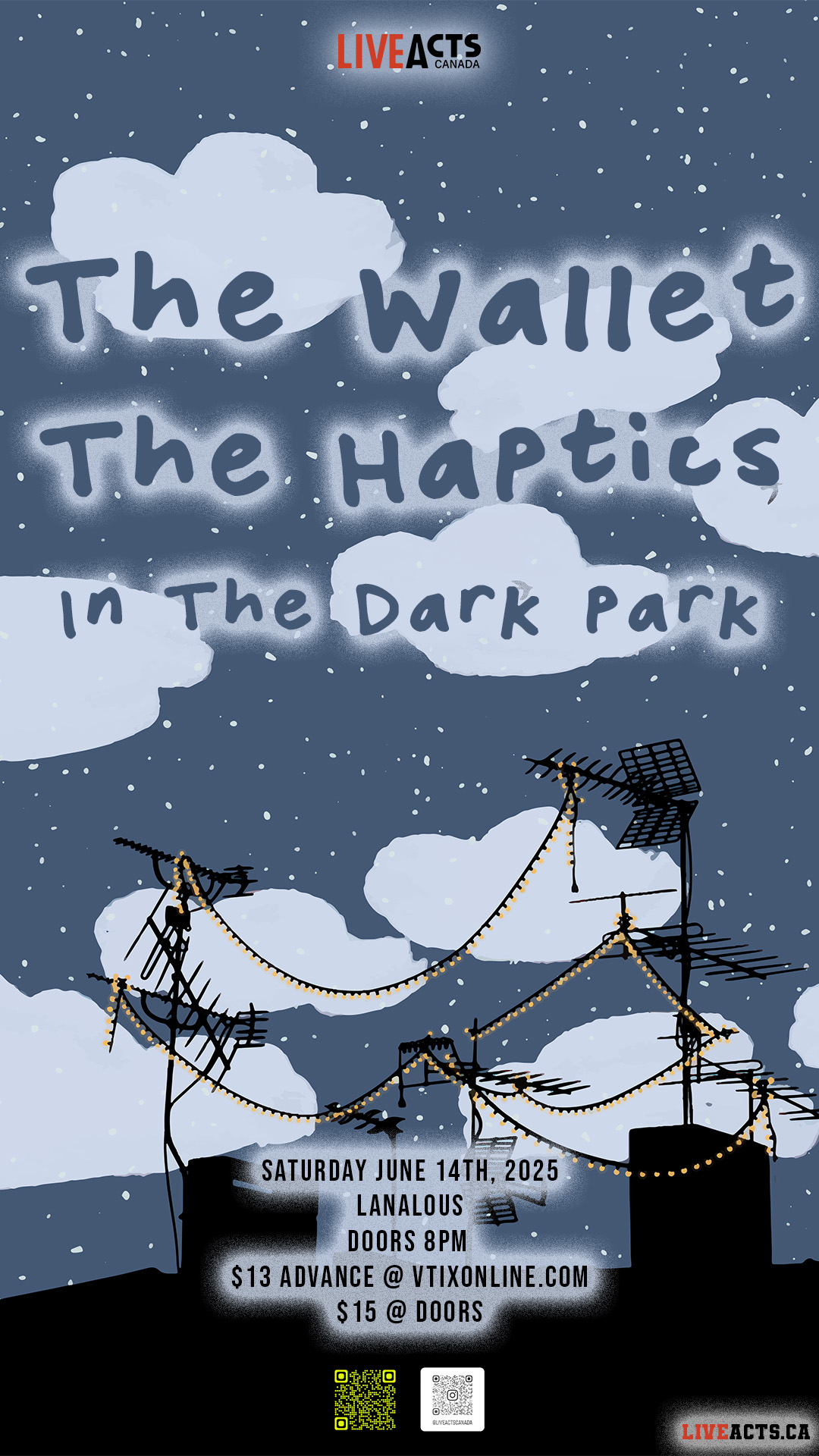 The Wallet w/ The Haptics, In The Dark Park