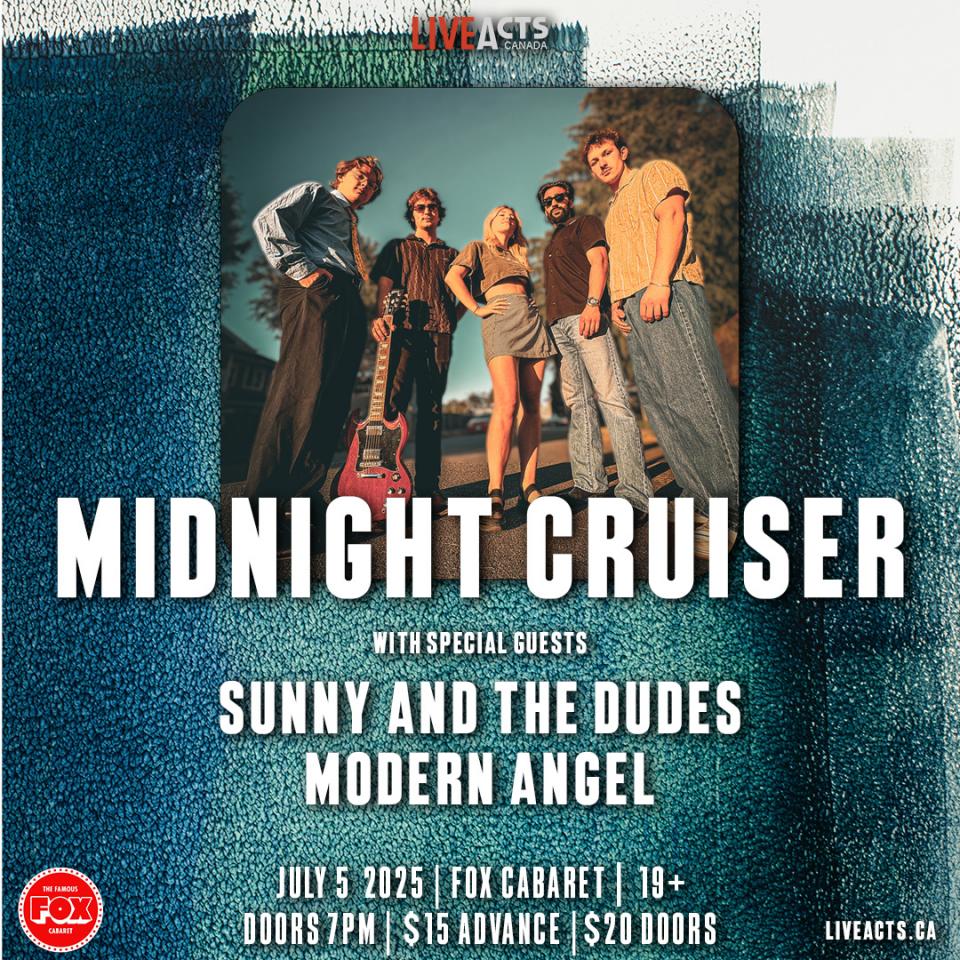 Midnight Cruiser w/ Sunny and the Dudes, Modern Angel