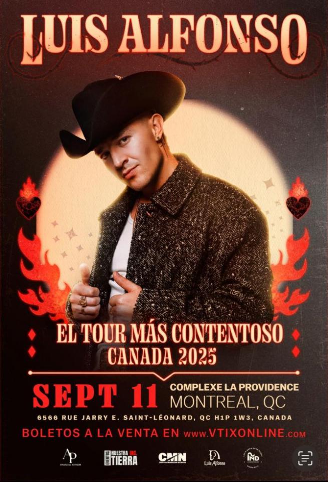 Luis Alfonso Tour Mas Contentoso Canada