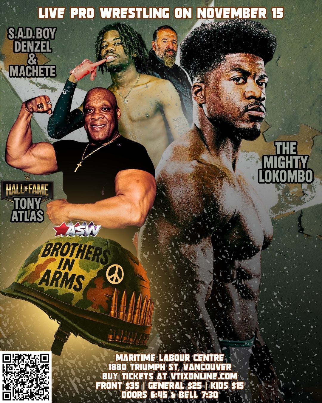 ALL STAR WRESTLING PRESENTS Brothers in Arms