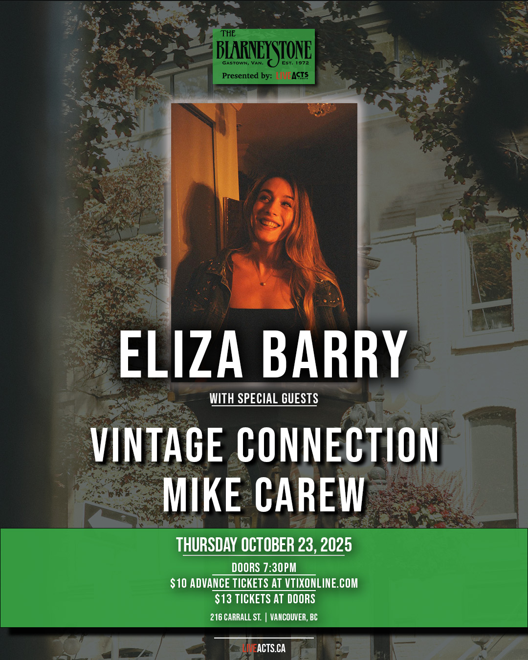 Eliza Barry w/ Vintage Connection, Mike Carew