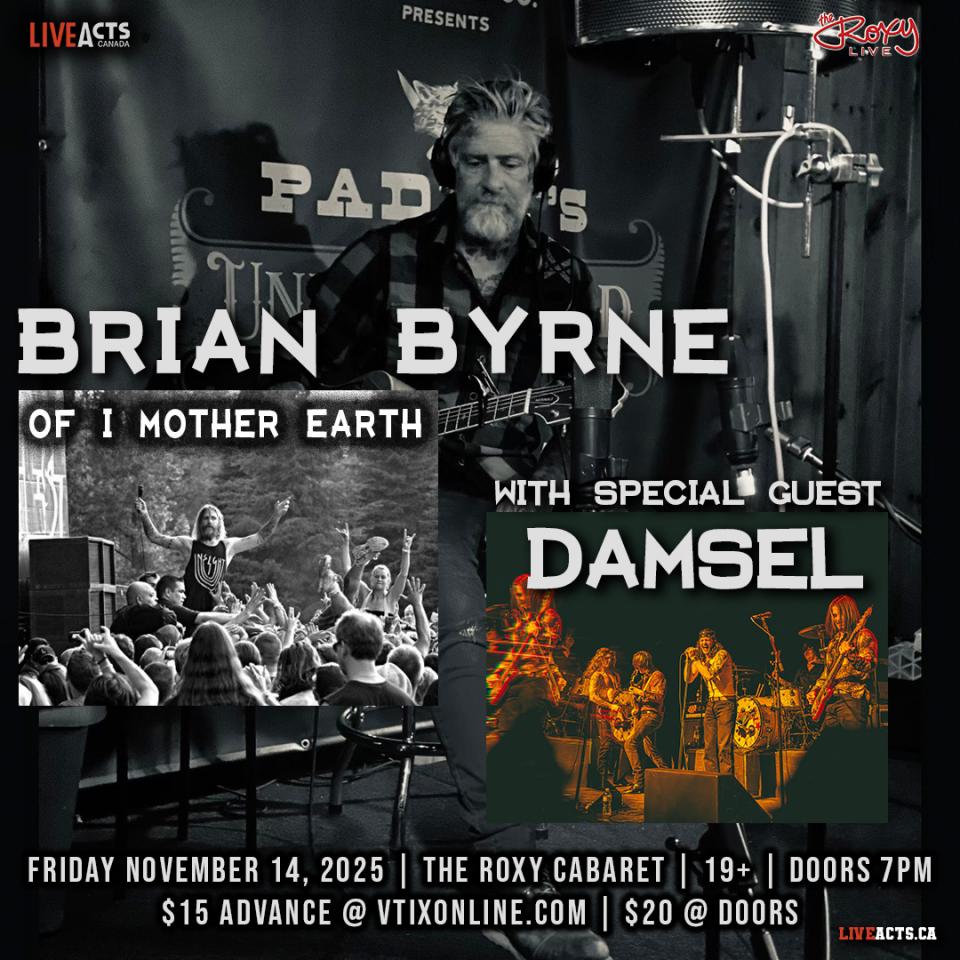 Brian Byrne with Special Guest Damsel