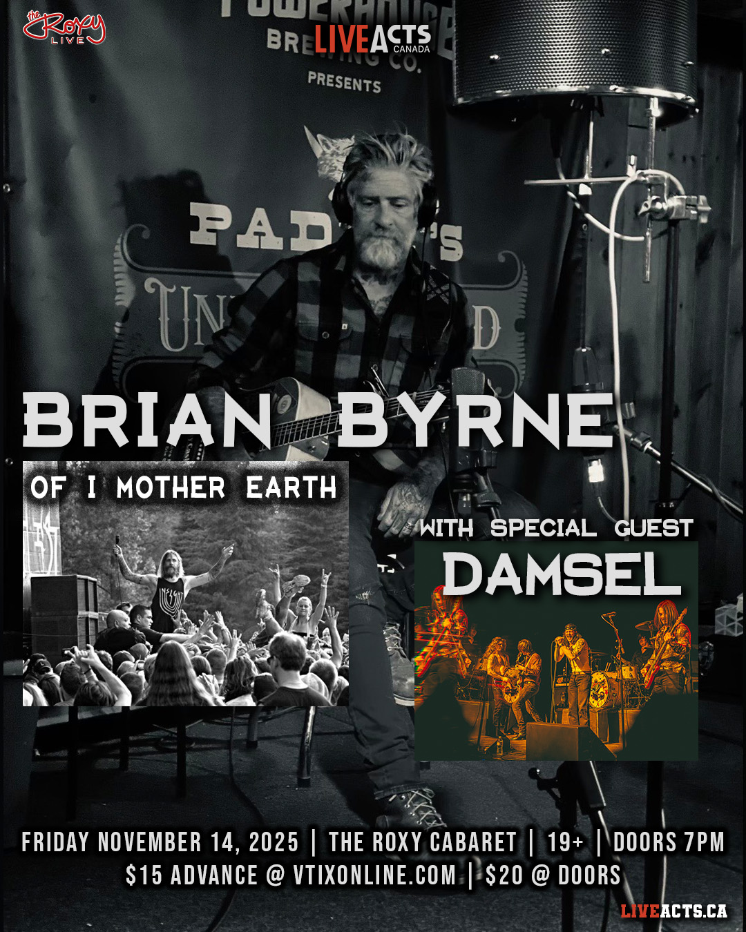 Brian Byrne with Special Guest Damsel