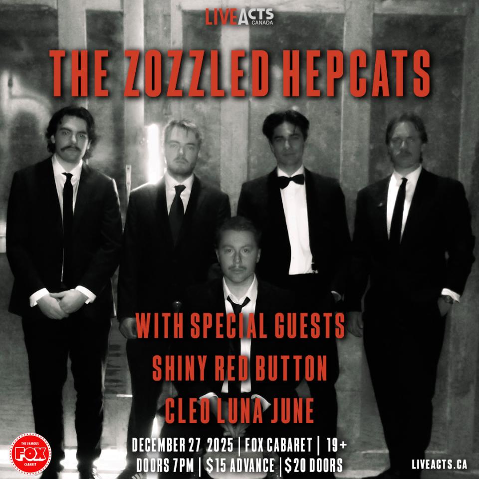 The Zozzled Hepcats w/ Shiny Red Button, Cleo Luna June