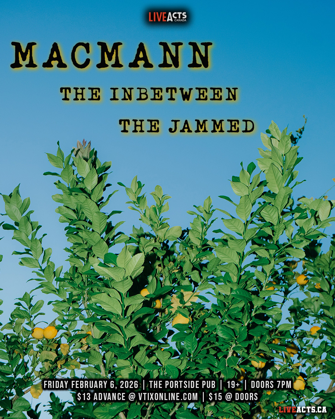 MACMANN w/ The Inbetween, The Jammed