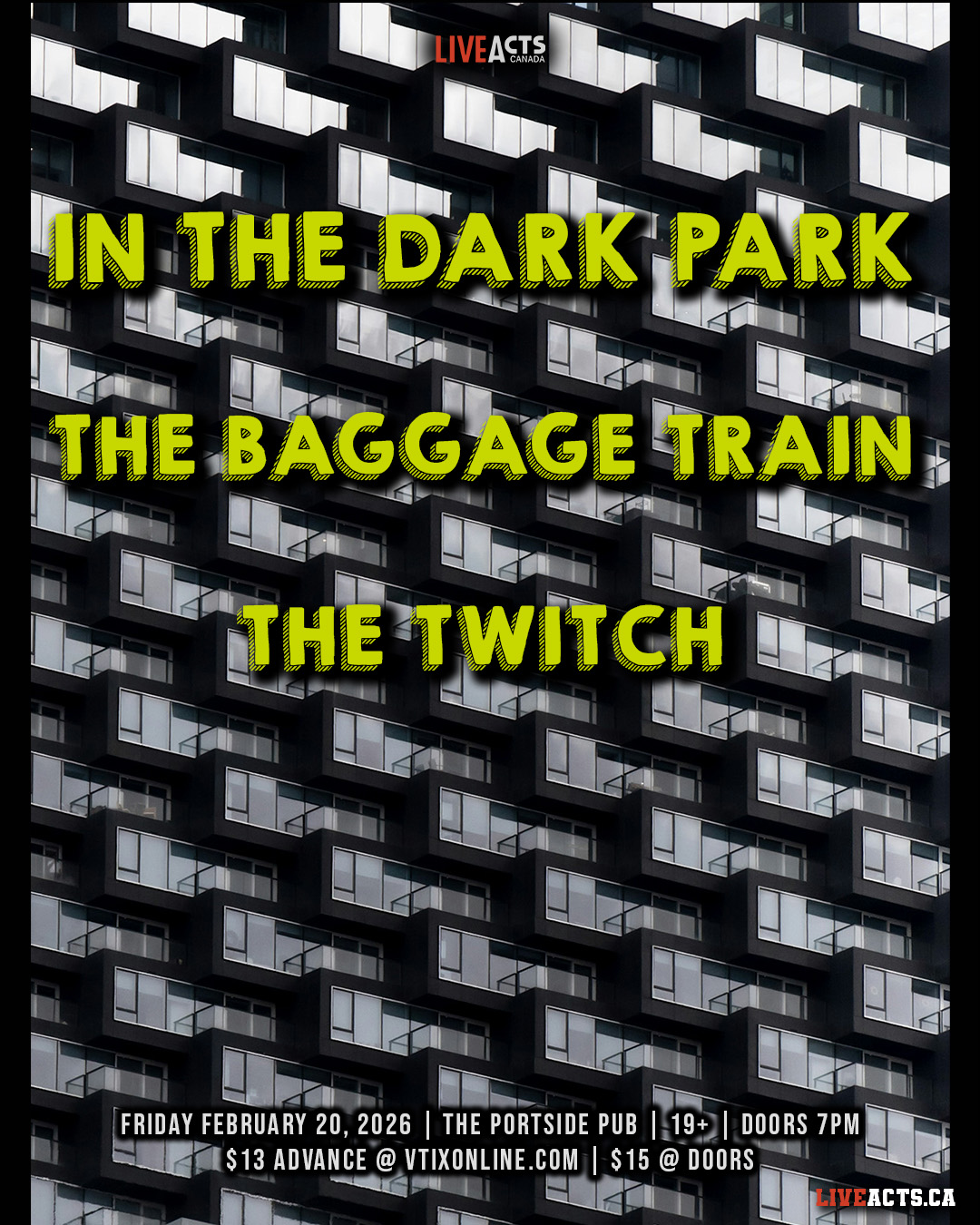 In The Dark Park w/ The Baggage Train, The Twitch