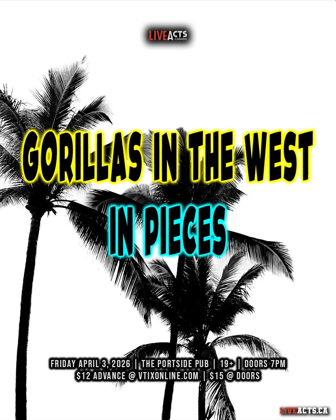Gorillas in the West w/ In Pieces