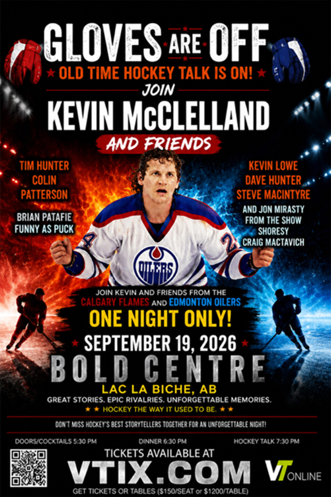 Gloves Are Off - Old Time Hockey Talk Is On