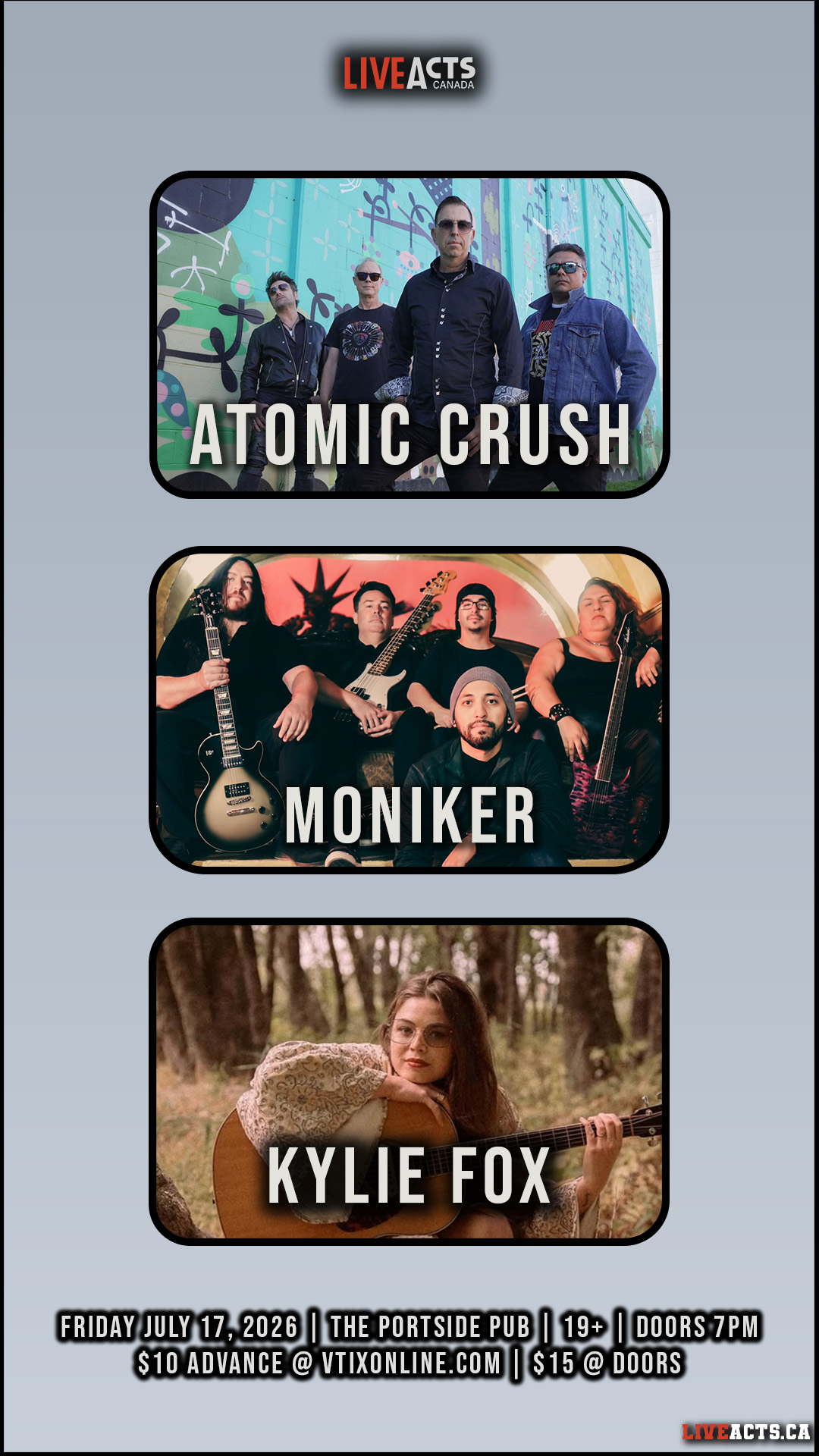 Atomic Crush, Moniker, Kylie Fox