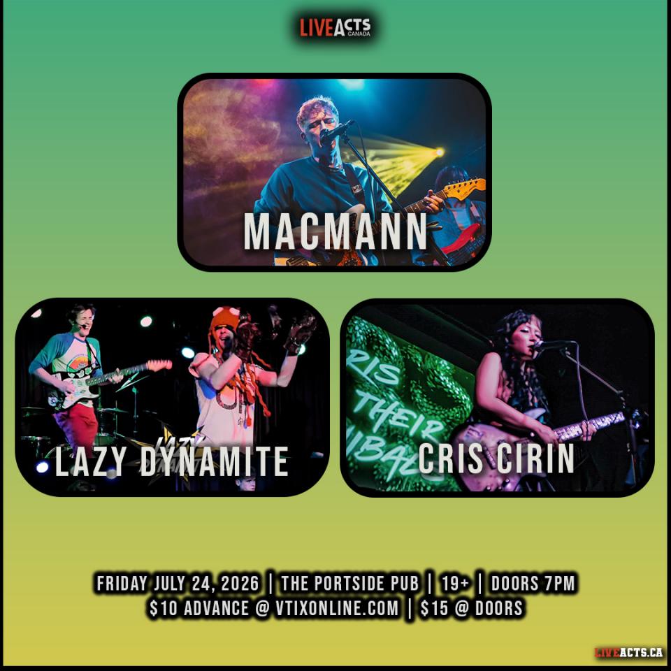 MACMANN, Lazy Dynamite, Cris Cirin