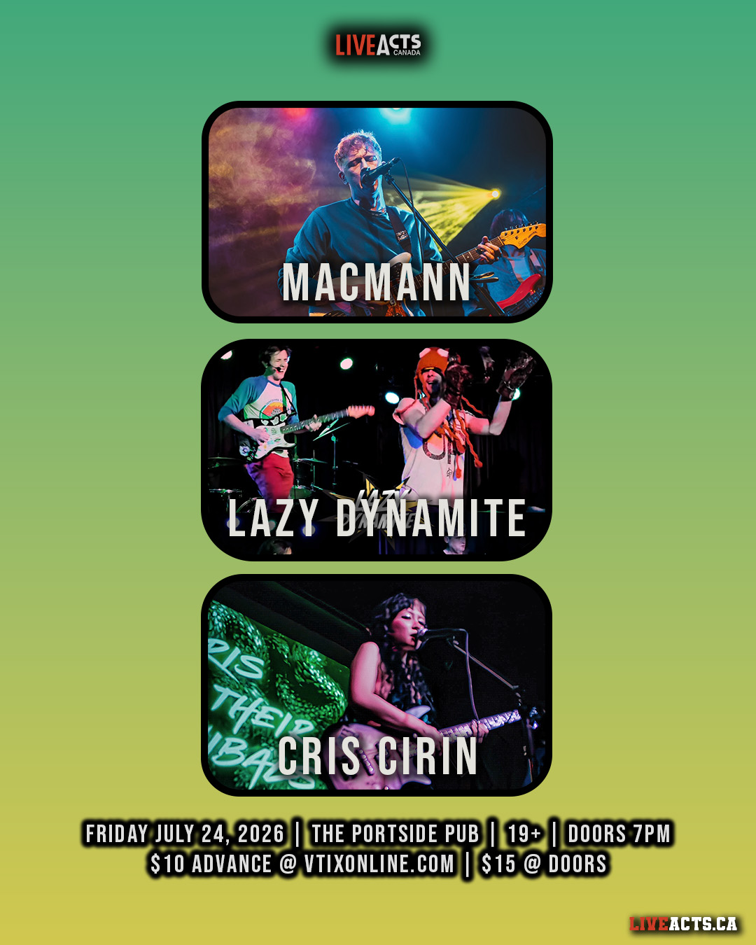 MACMANN, Lazy Dynamite, Cris Cirin