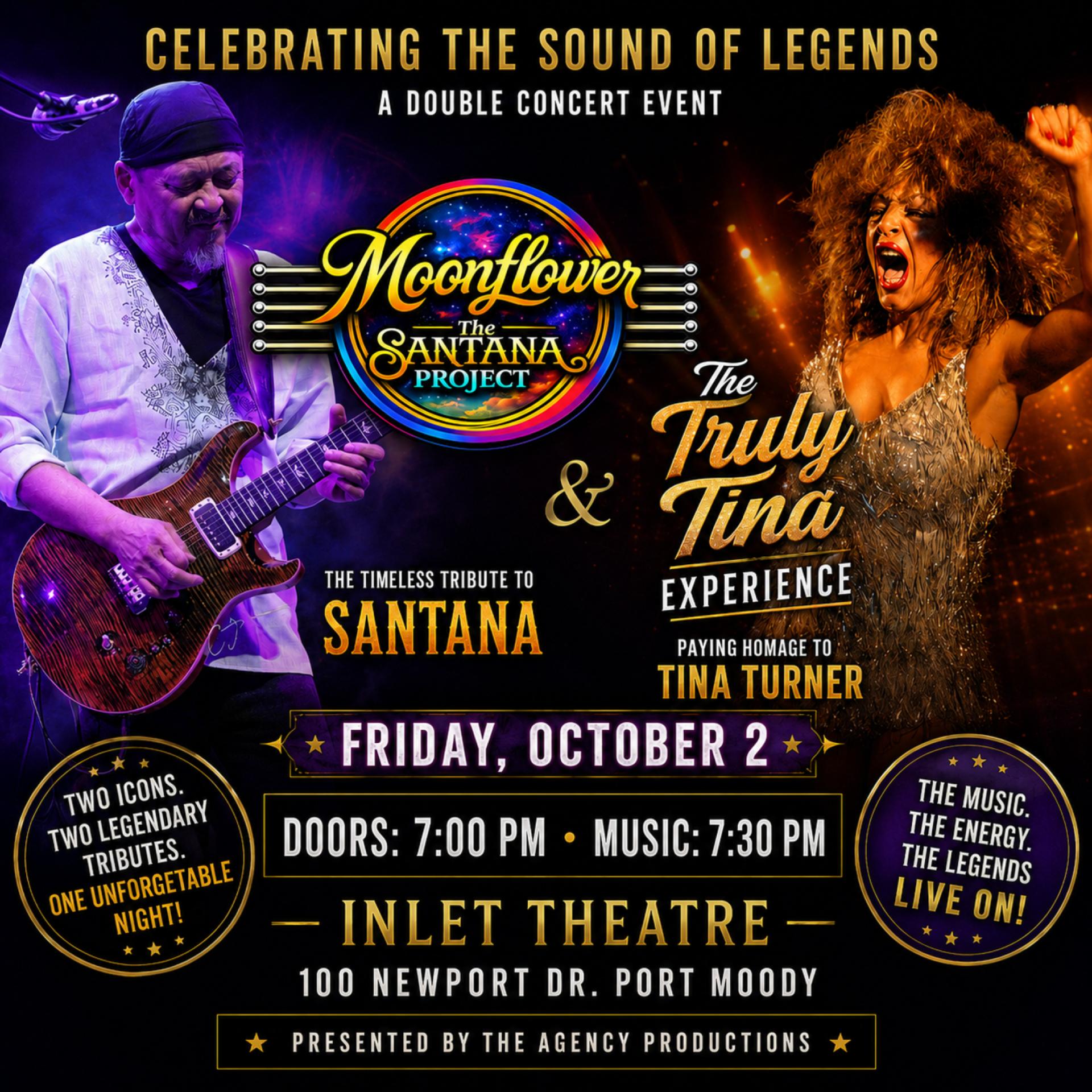 Celebrate Two of Music's Greatest Legends: Santana and Tina Turner