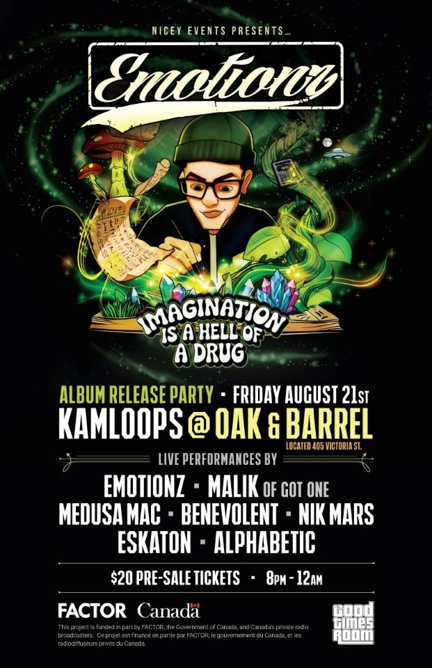 Emotionz (Album release party)- Kamloops
