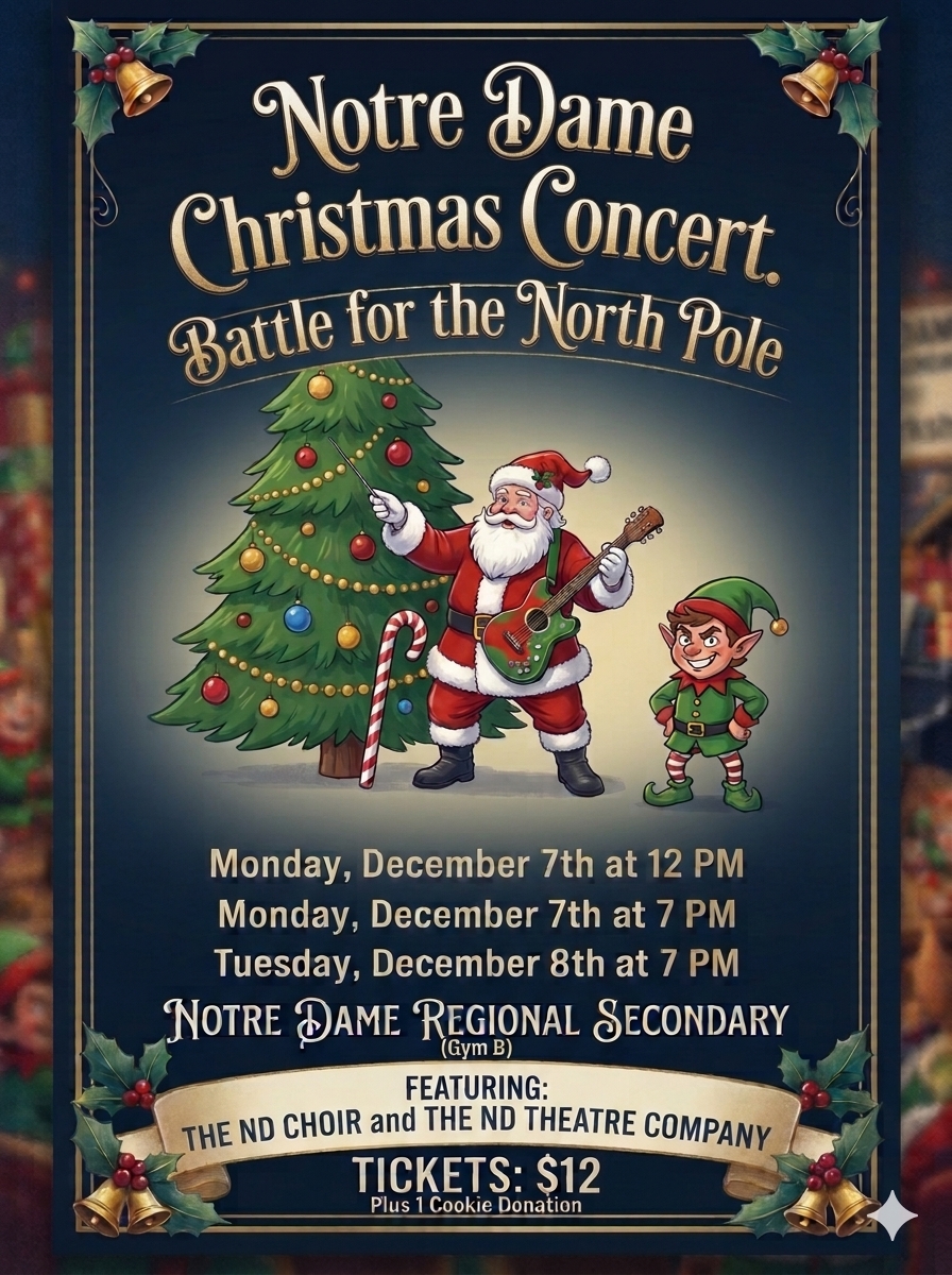 ND Performing Arts Christmas Concert